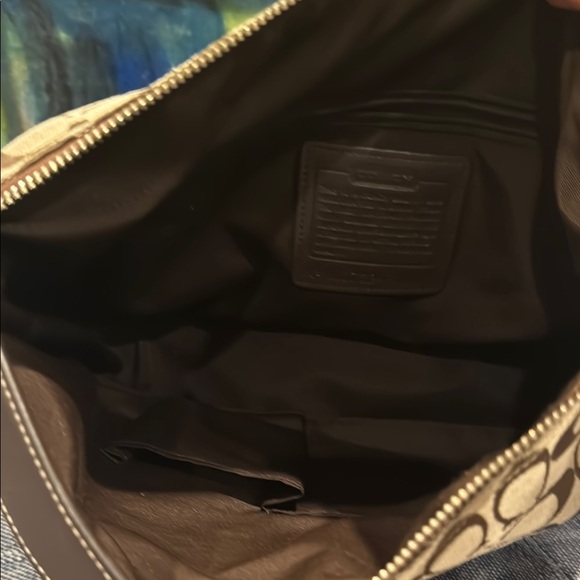 Coach Brown Signature Shoulder Bag - Picture 13 of 15